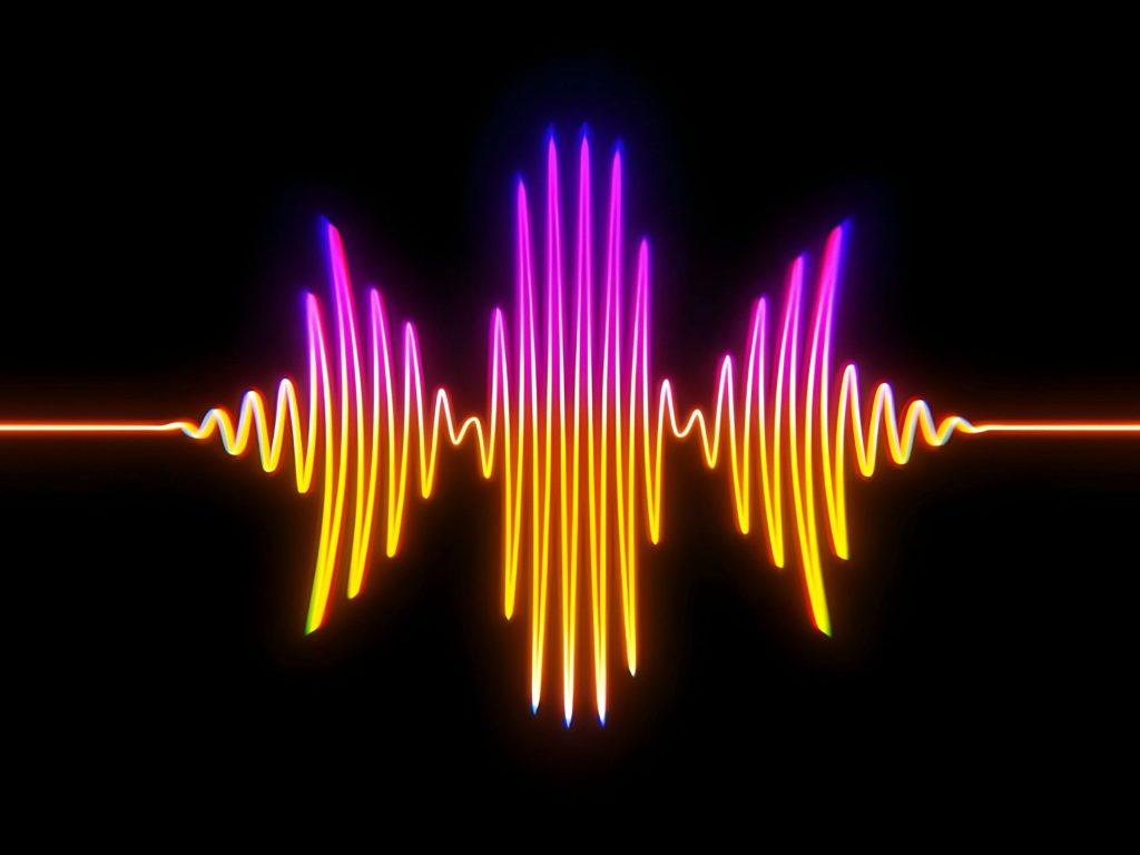 Soundwave illustration as AI speech transcription tools are about to get a lot more competitive with Alibaba's Qwen team pulling unveiling the Qwen3-ASR-Flash model trained using a massive dataset with tens of millions of hours of voice data.