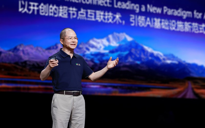 Eric Xu, Huawei's Rotating Chairman, during his keynote at the recent Huawei Connect 2025.
